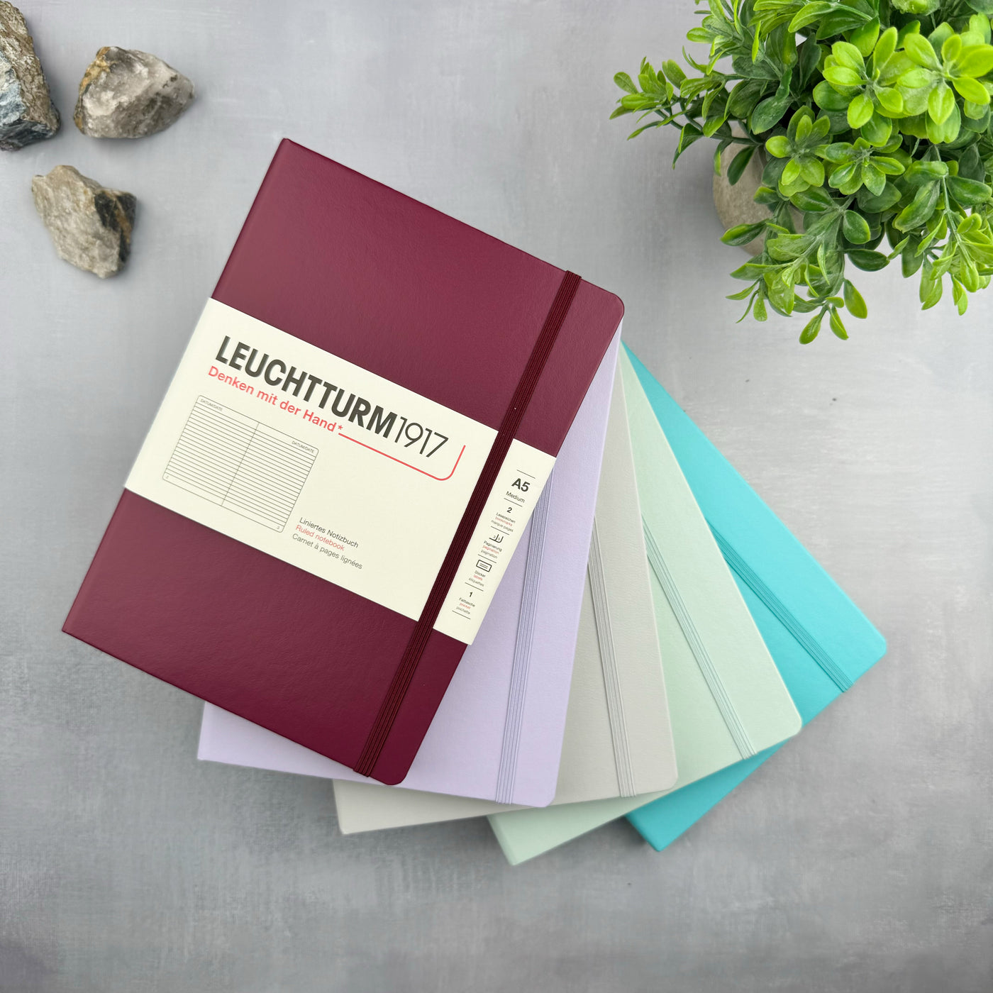 Leuchtturm A5 Hardcover Notebook - Ruled