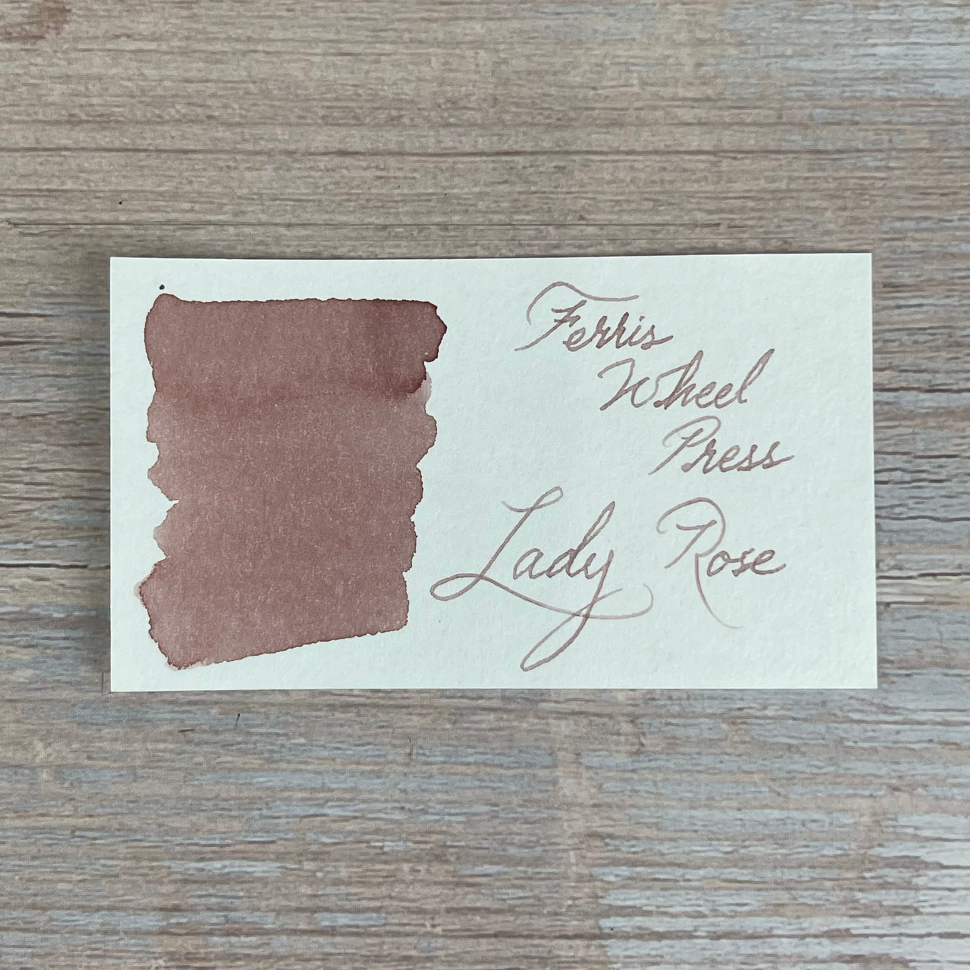 Ferris Wheel Press Lady Rose - 38ml bottled Ink