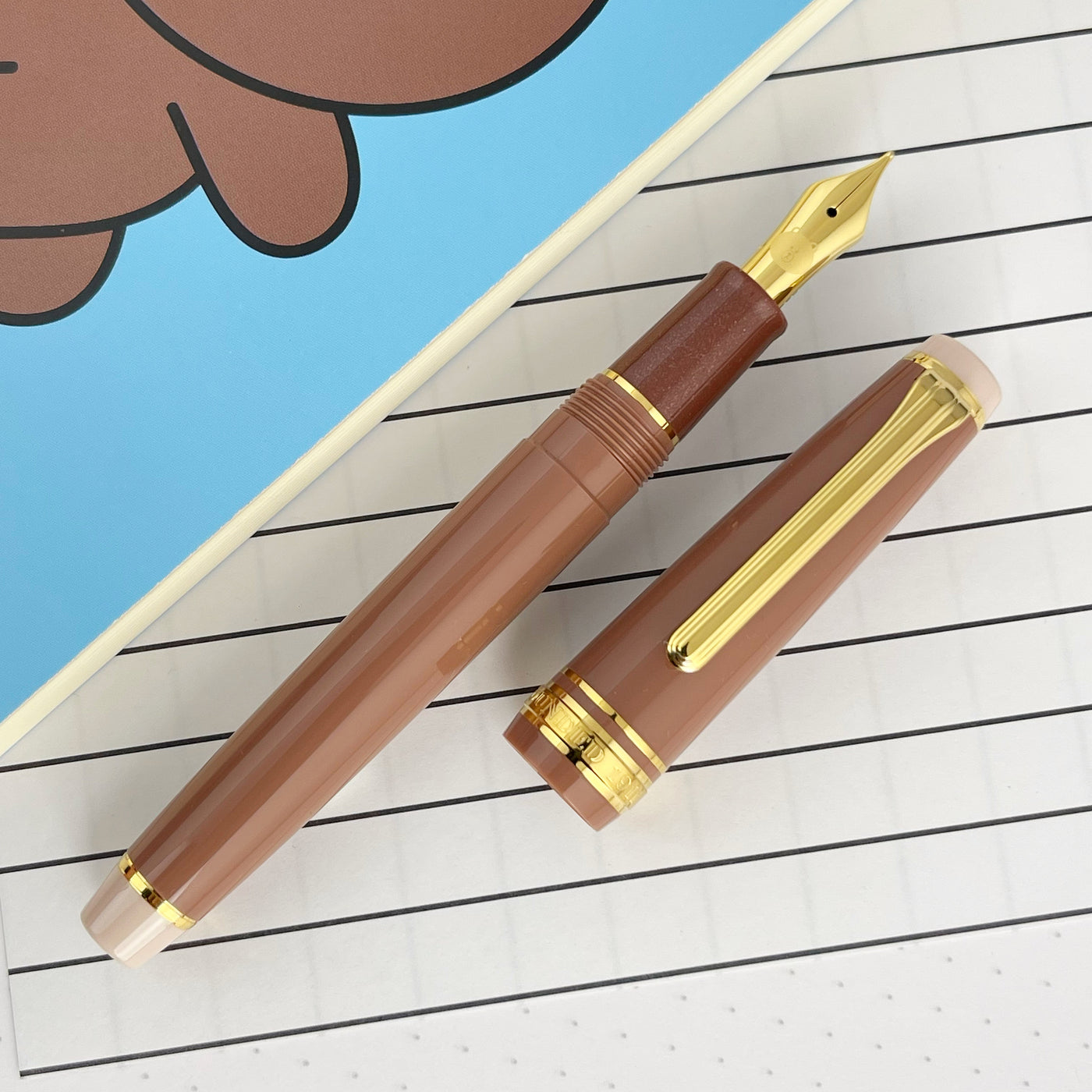 Sailor Pro Gear Slim Fountain Pen - Line Friends "Brown" (Special Edition)