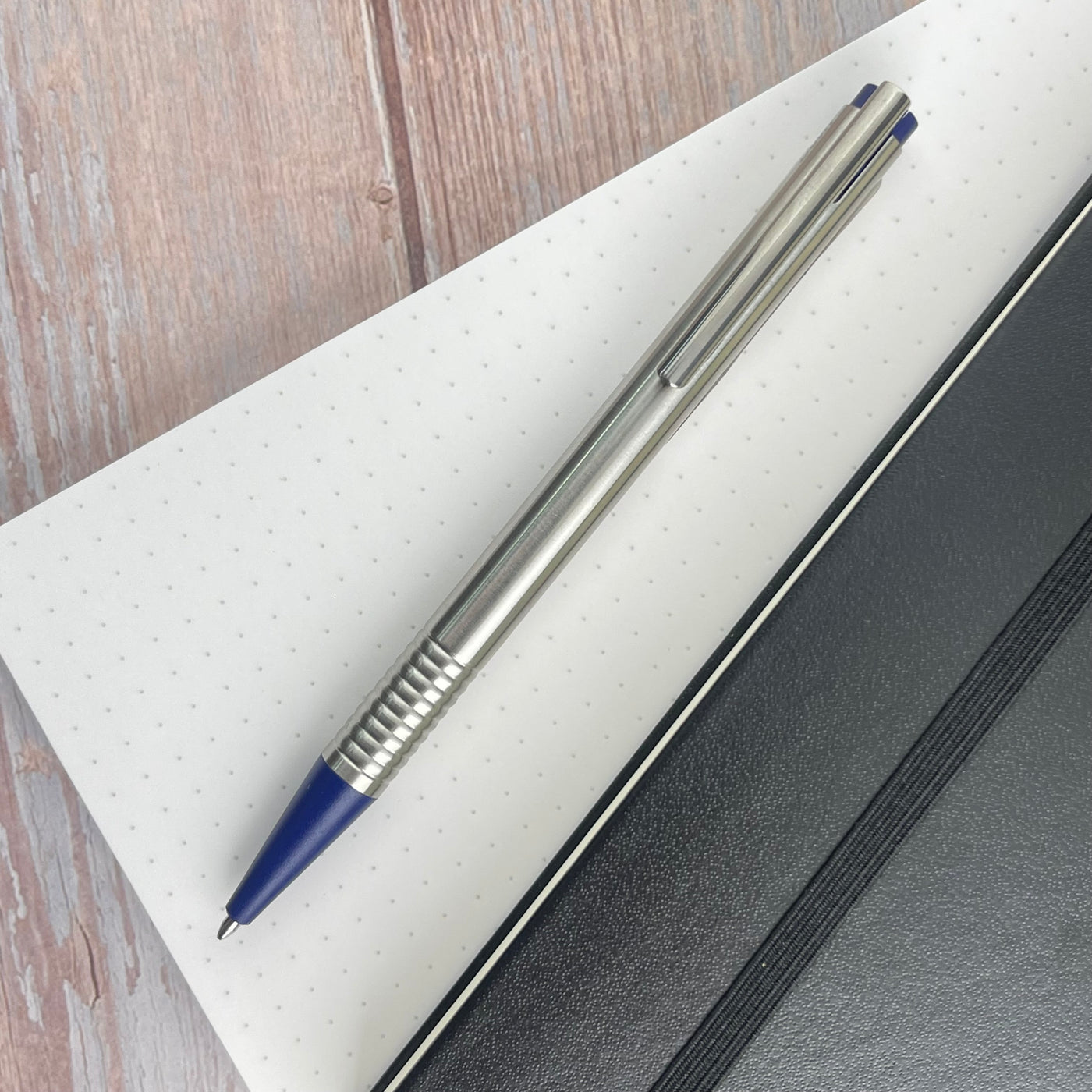 Lamy Logo Ballpoint Pen - Matte Blue