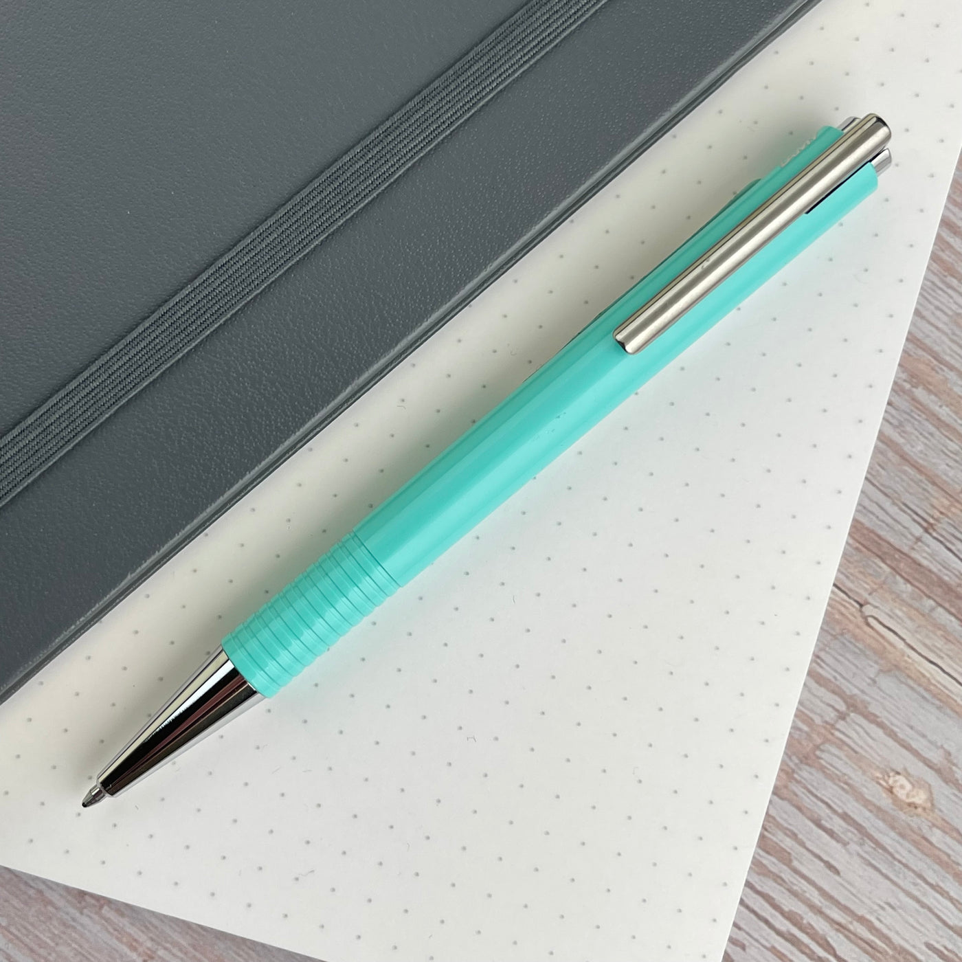 Lamy Logo M+ Ballpoint Pen - Lagoon Gloss