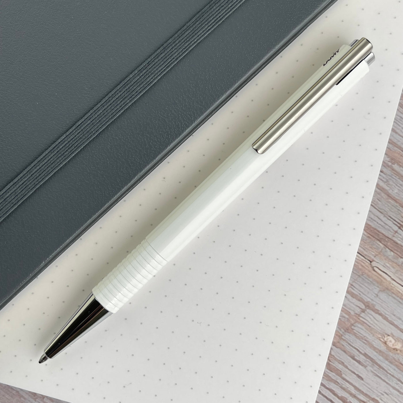 Lamy Logo M+ Ballpoint Pen - White