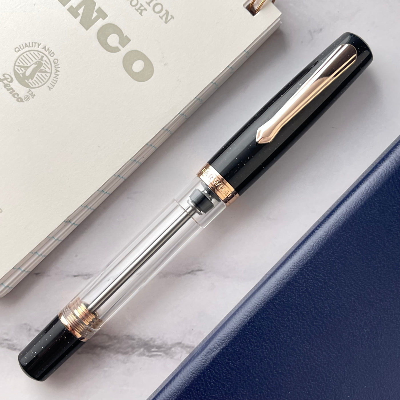 Nahvalur (Narwhal) Original Plus Fountain Pen - Lovina Graphite (Special Edition)