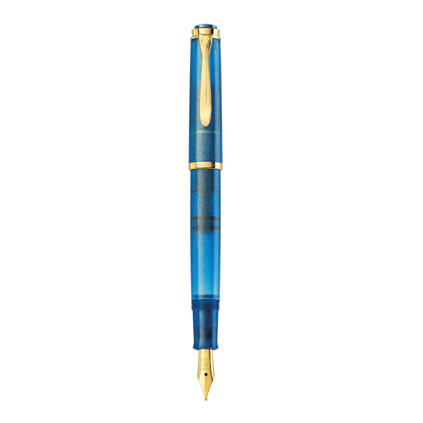 Pelikan Classic M200 Fountain Pen - Golden Lapis (Special Edition)