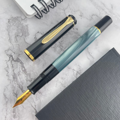 Pelikan Classic M200 Fountain Pen - Green-Marbled