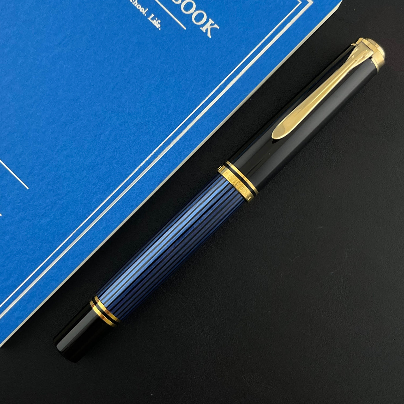 Pelikan Souveran M600 Fountain Pen - Black-Blue