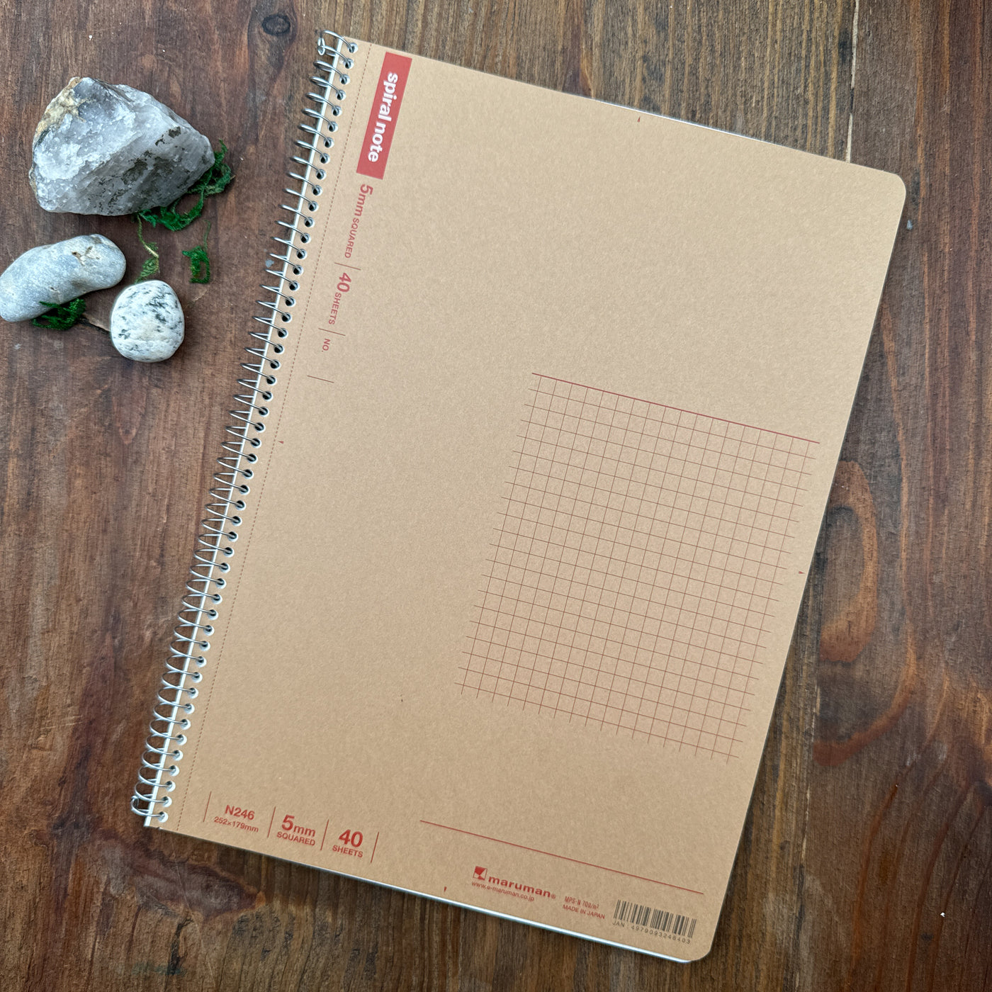 Maruman Spiral Notebook - Basic Grid 5.0mm (B5)