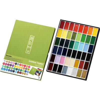 Kuretake Gansai Tambi 48 Color Set