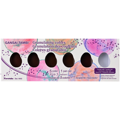 Kuretake Gansai Tambi 5 Color Set - Granulating