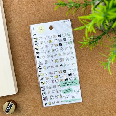 Midori Stickers - Pictograph Bear