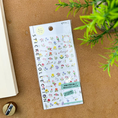 Midori Stickers - Wild Flowers