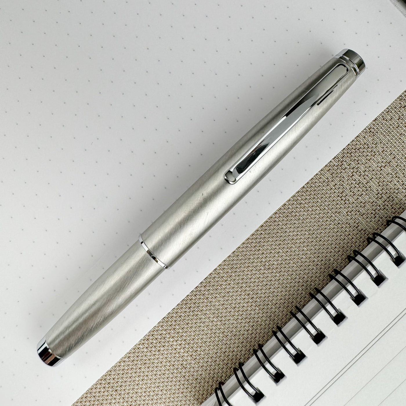 Monteverde Dakota Fountain Pen - Stainless Steel