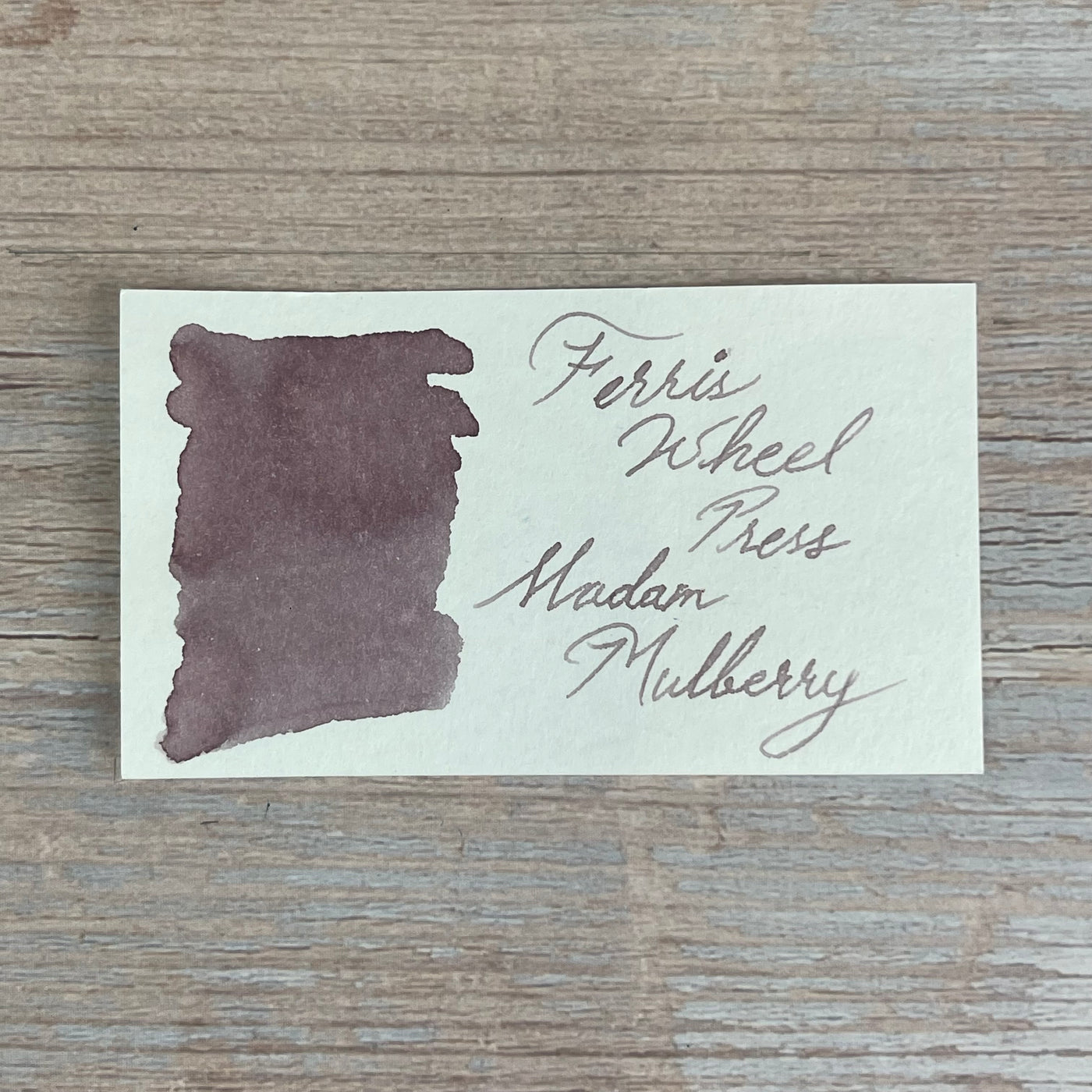 Ferris Wheel Press Madam Mulberry - 38ml bottled Ink