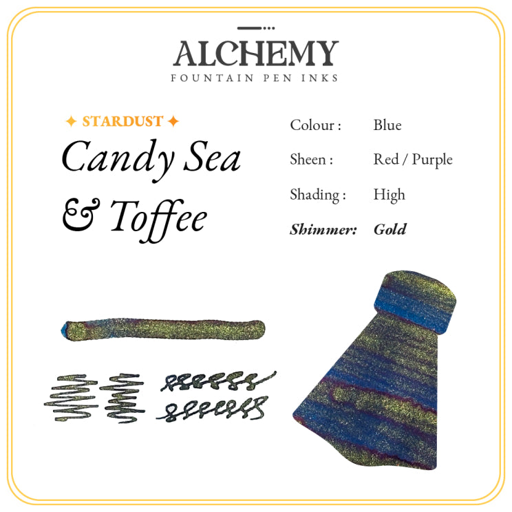 Endless Alchemy Stardust Candy Sea & Toffee - 45ml Bottled Ink