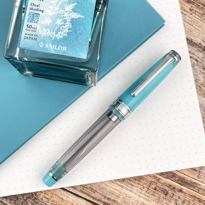 Sailor Pro Gear Slim Manyo Fountain Pen - Moss (Special Edition)