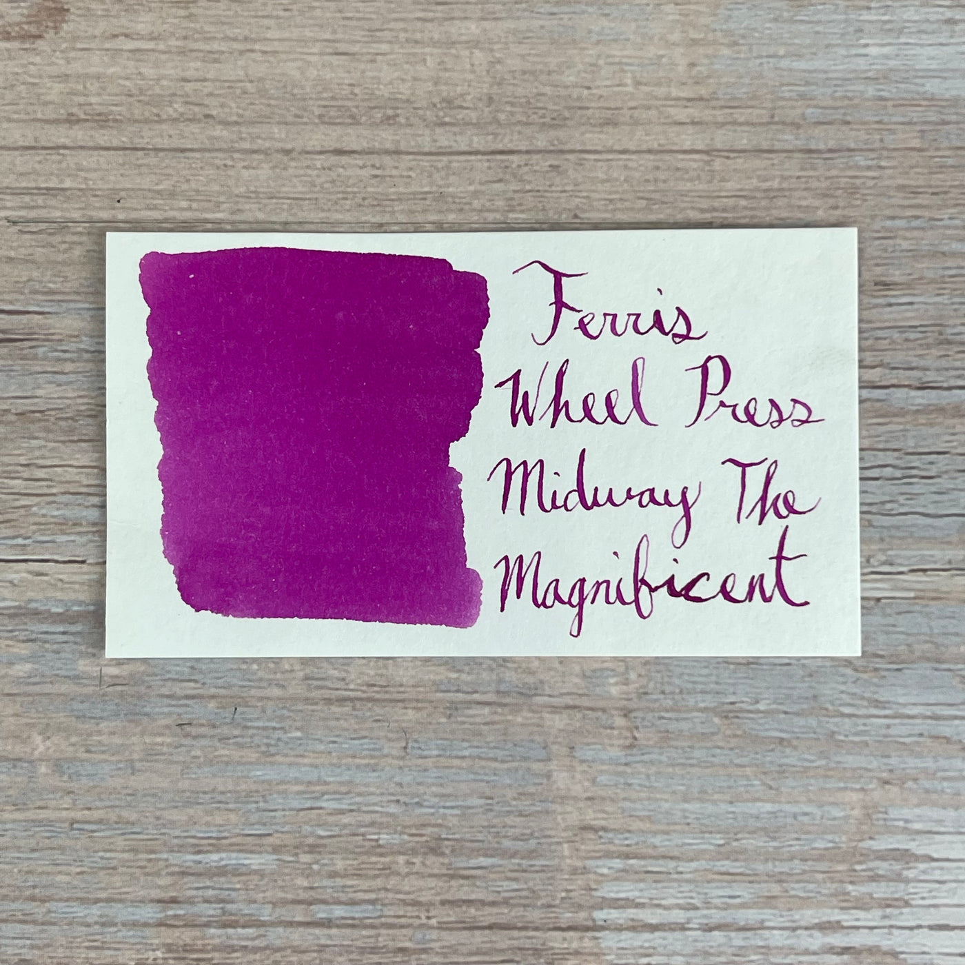 Ferris Wheel Press Midway the Magnificent - 38ml bottled Ink