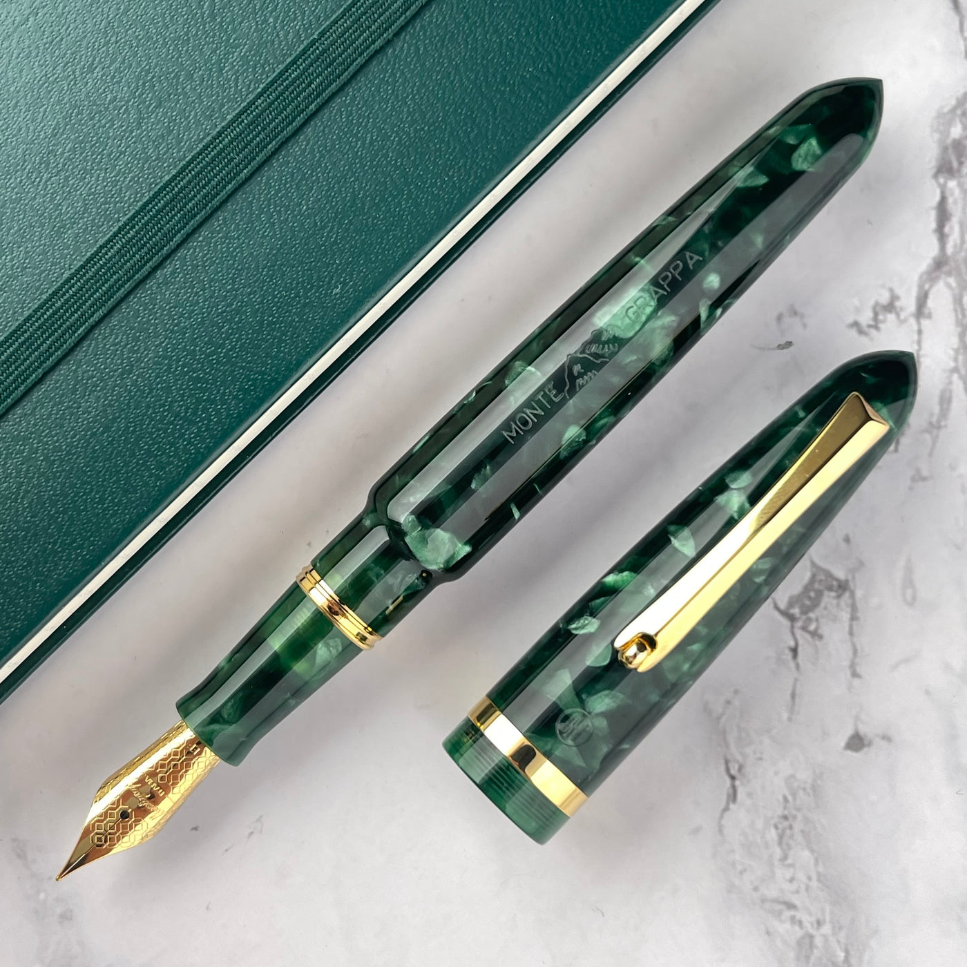 Montegrappa Venetia Fountain Pen - Vintage Conifer