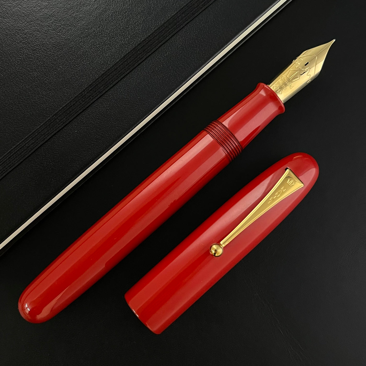 Namiki Emperor Fountain Pen - Vermilion Urushi