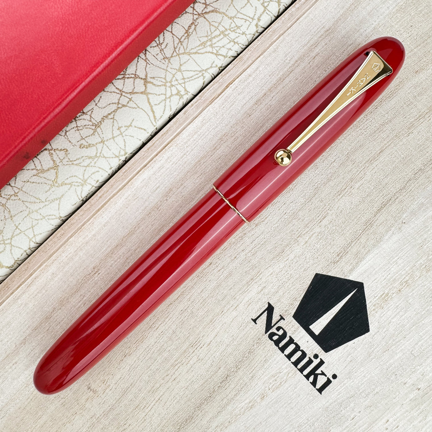 Namiki Yukari Royale Urushi Fountain Pen - Vermillion