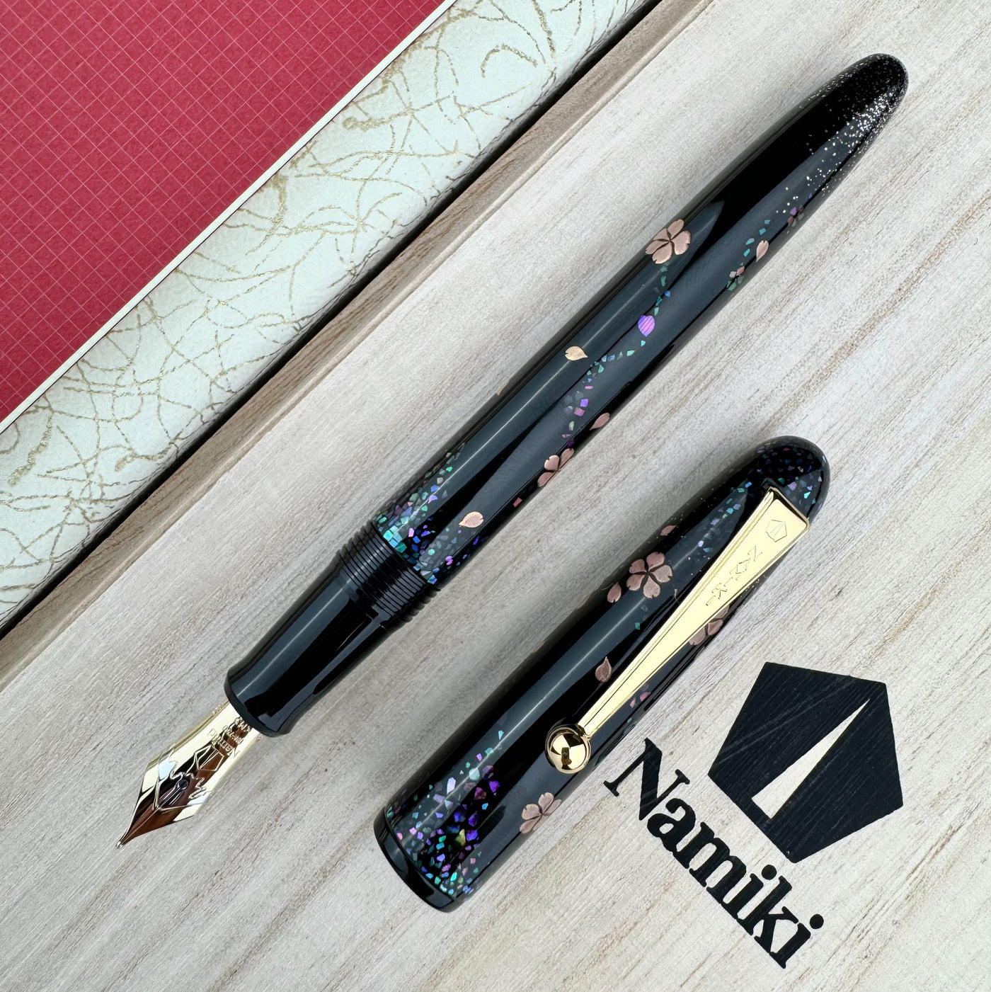 Namiki Yukari Fountain Pen - Cherry Blossoms at Night