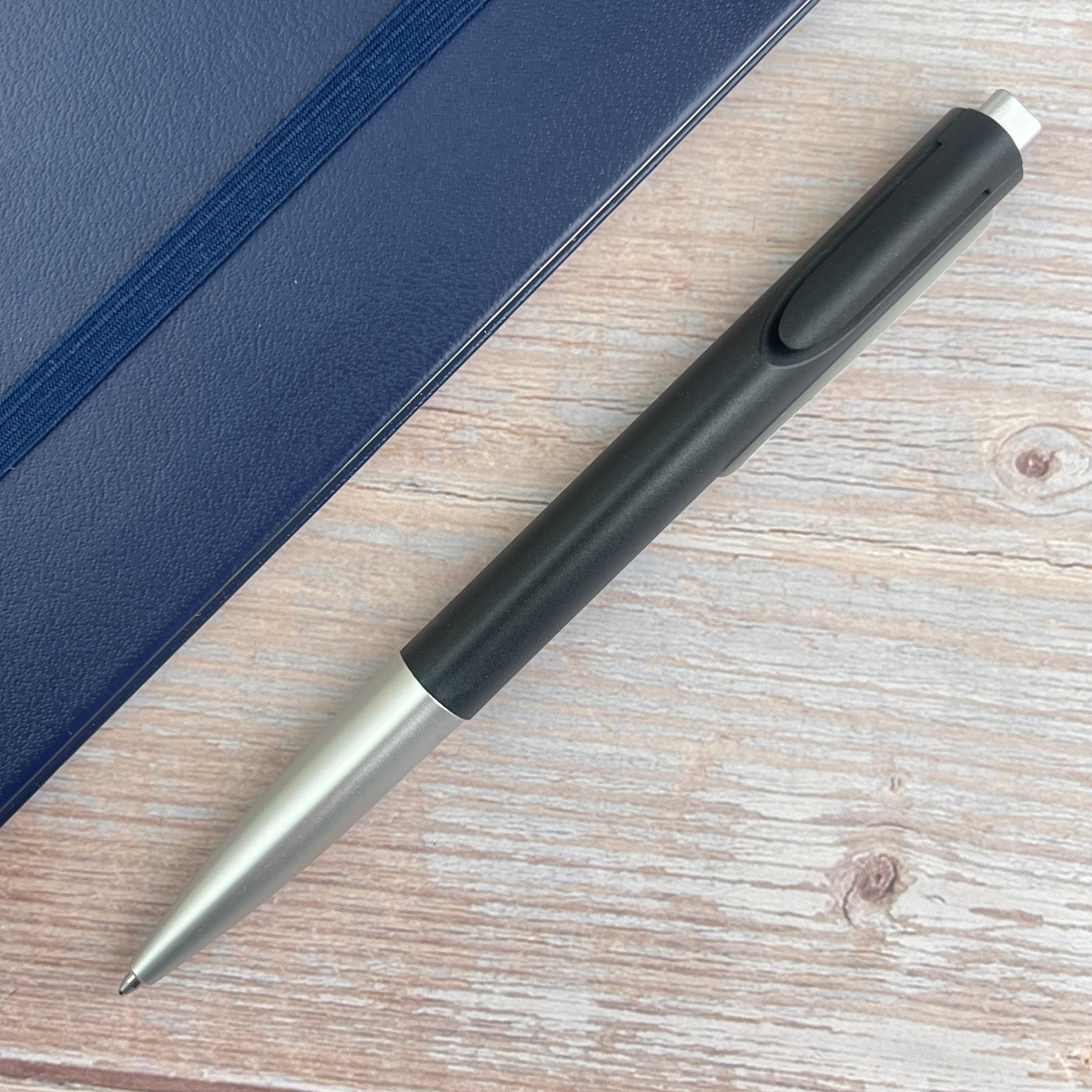 Lamy Noto Ballpoint Pen - Black / Silver