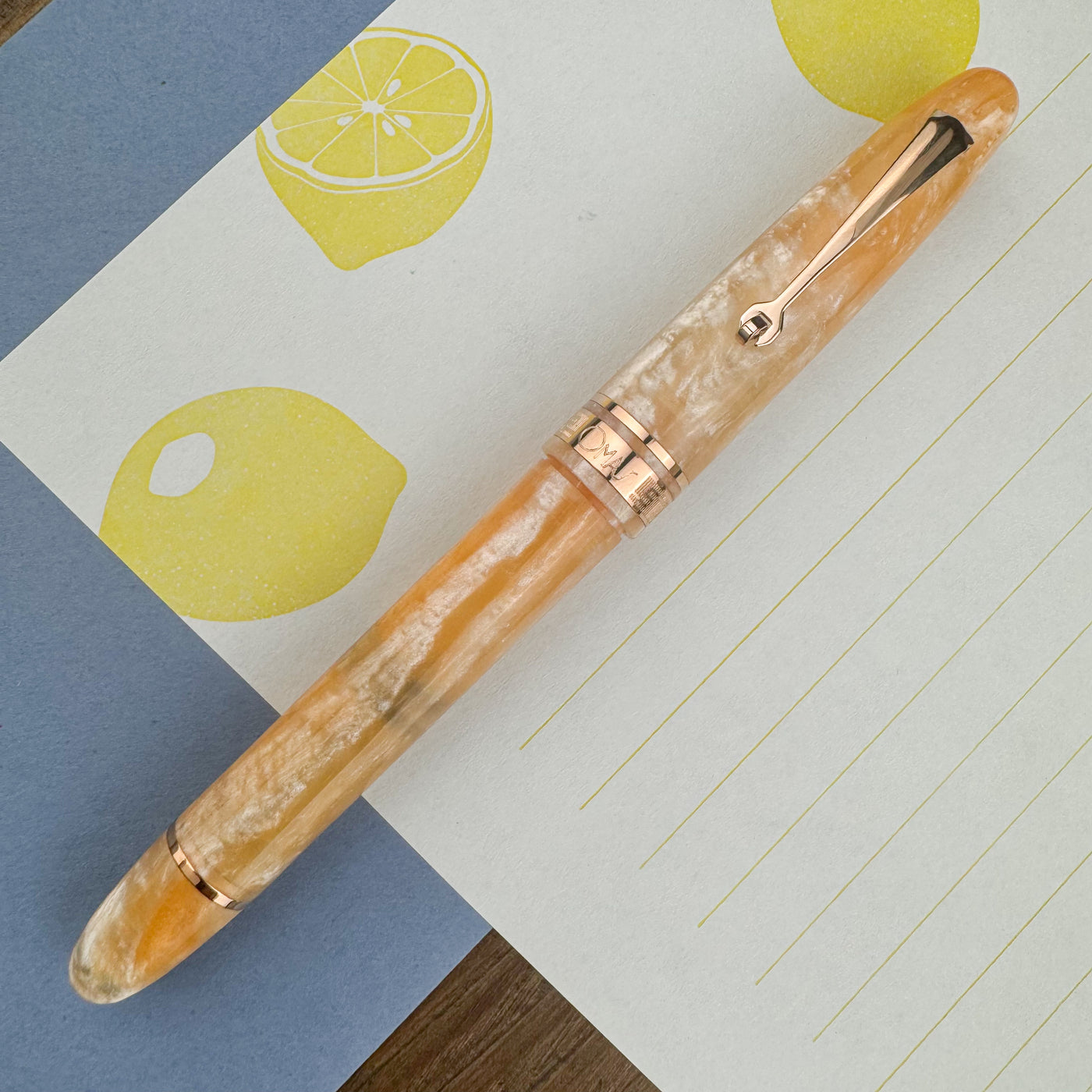 Omas Ogiva Fountain Pen - Peach Bellini