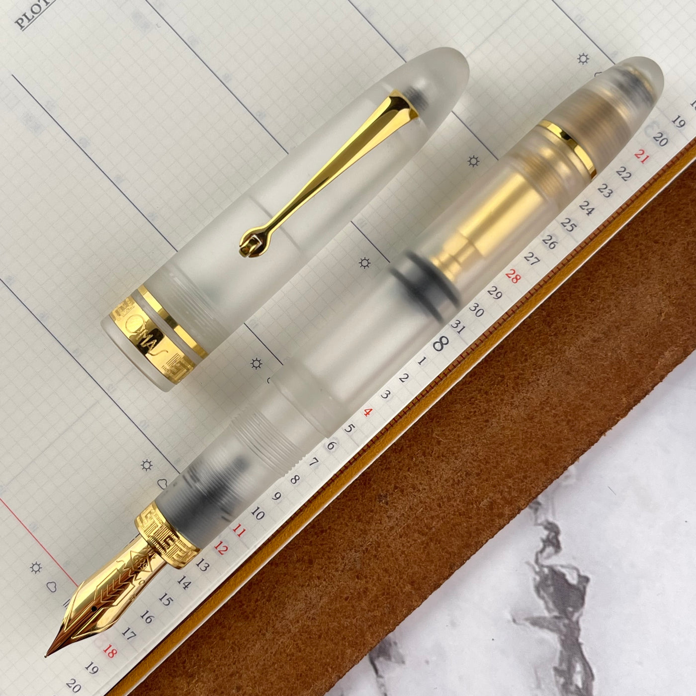 Omas Ogiva Fountain Pen - Demonstrator w/ Gold