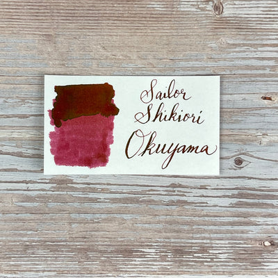 Sailor Shikiori Ink Cartridges - Okuyama (Maroon)