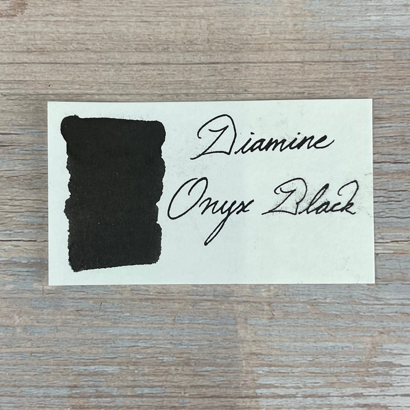 Diamine Onyx Black - 80ml Bottled Ink