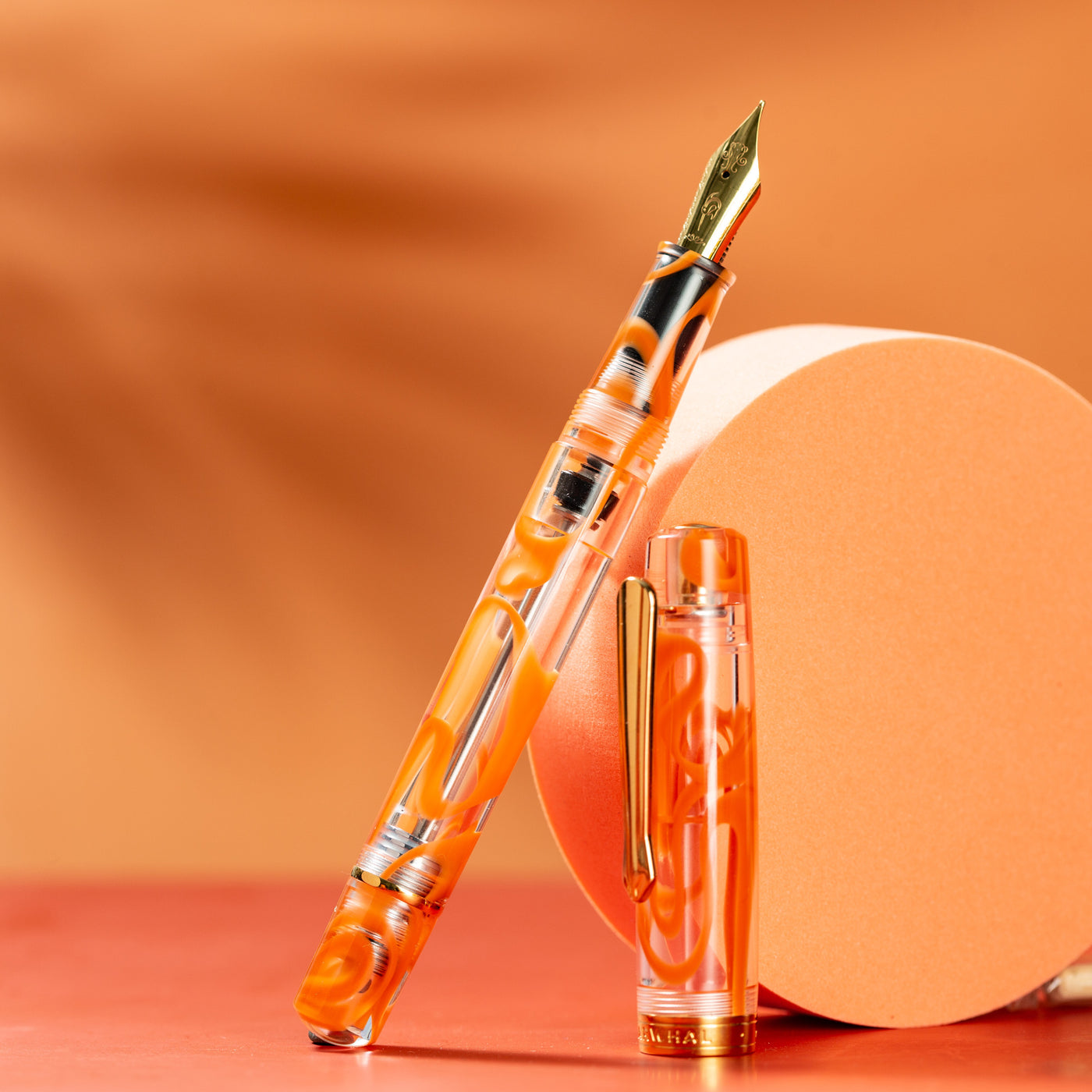 Nahvalur (Narwhal) Original Plus Fountain Pen - Garibaldi Orange