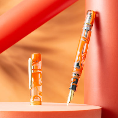 Nahvalur (Narwhal) Original Plus Fountain Pen - Garibaldi Orange