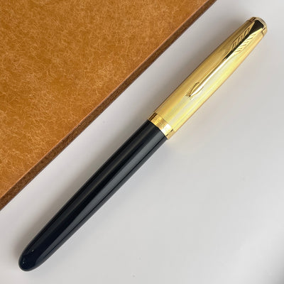 Parker 51 Fountain Pen - Deluxe Black