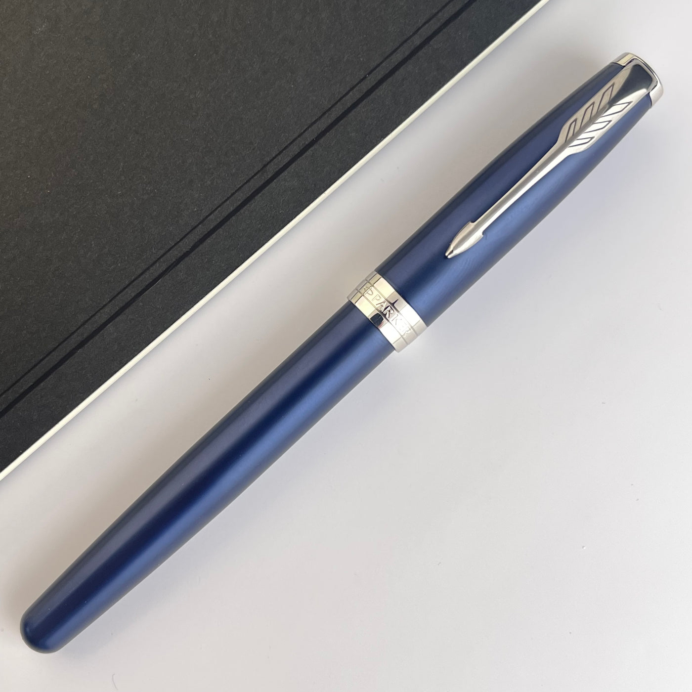 Parker Sonnet Fountain Pen - Laquered Blue with Chrome