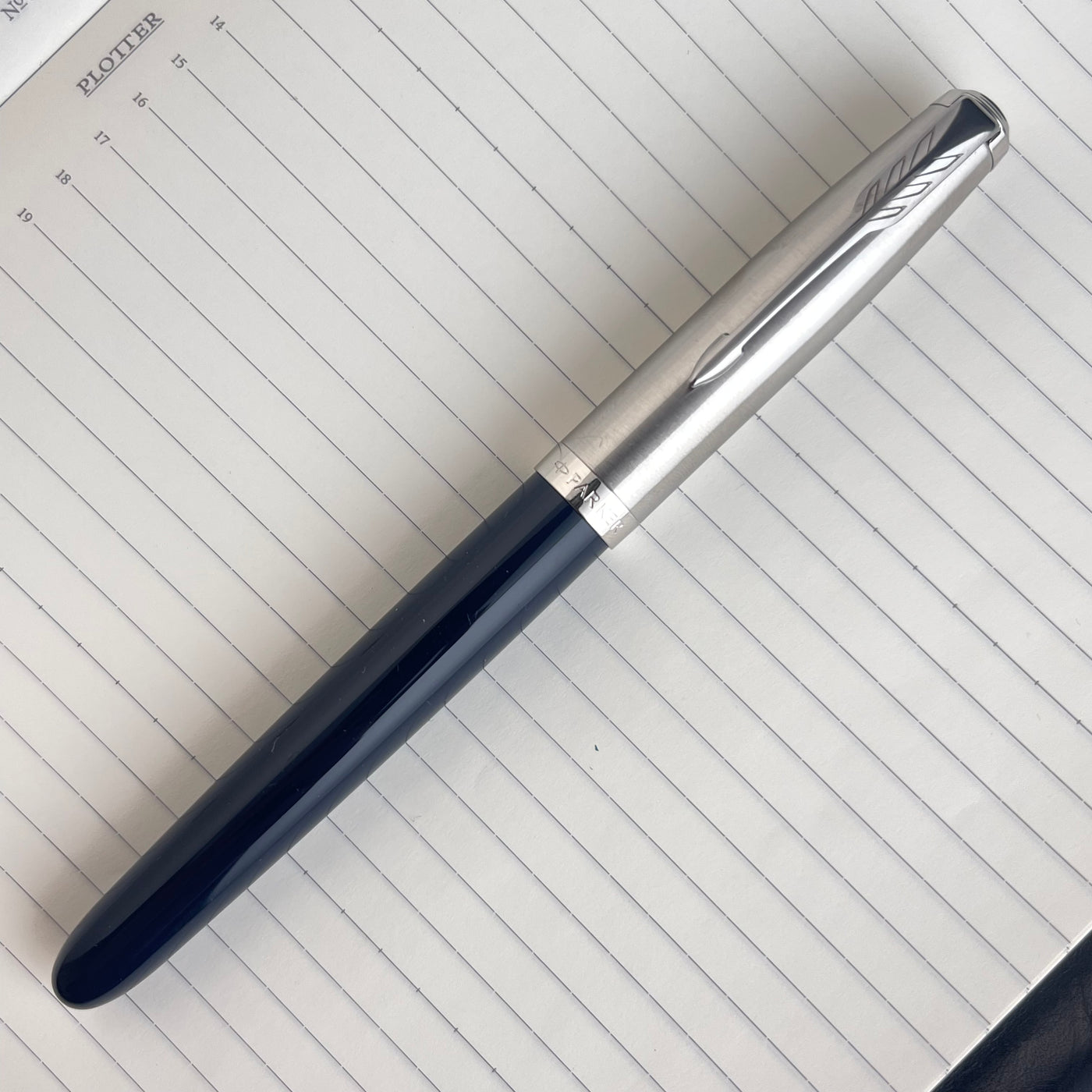 Parker 51 Fountain Pen - Midnight Blue