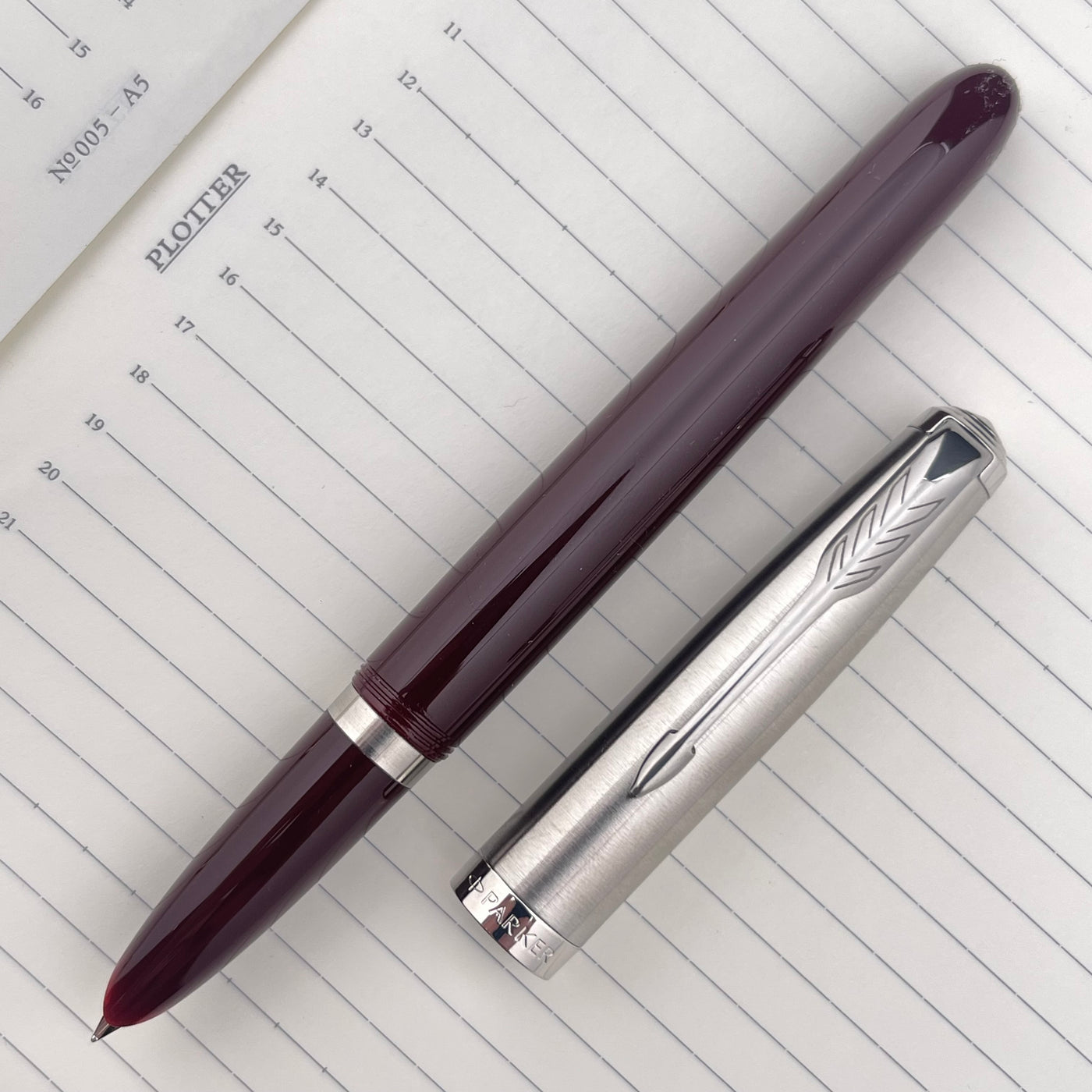 Parker 51 Fountain Pen - Burgundy