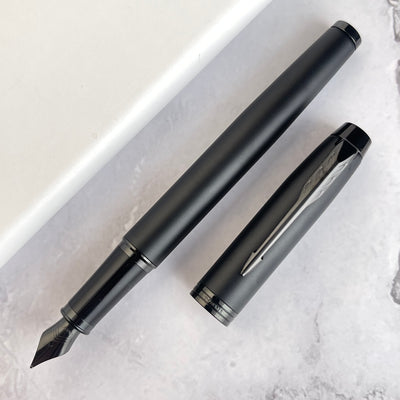 Parker IM Achromatic Fountain Pen - Black