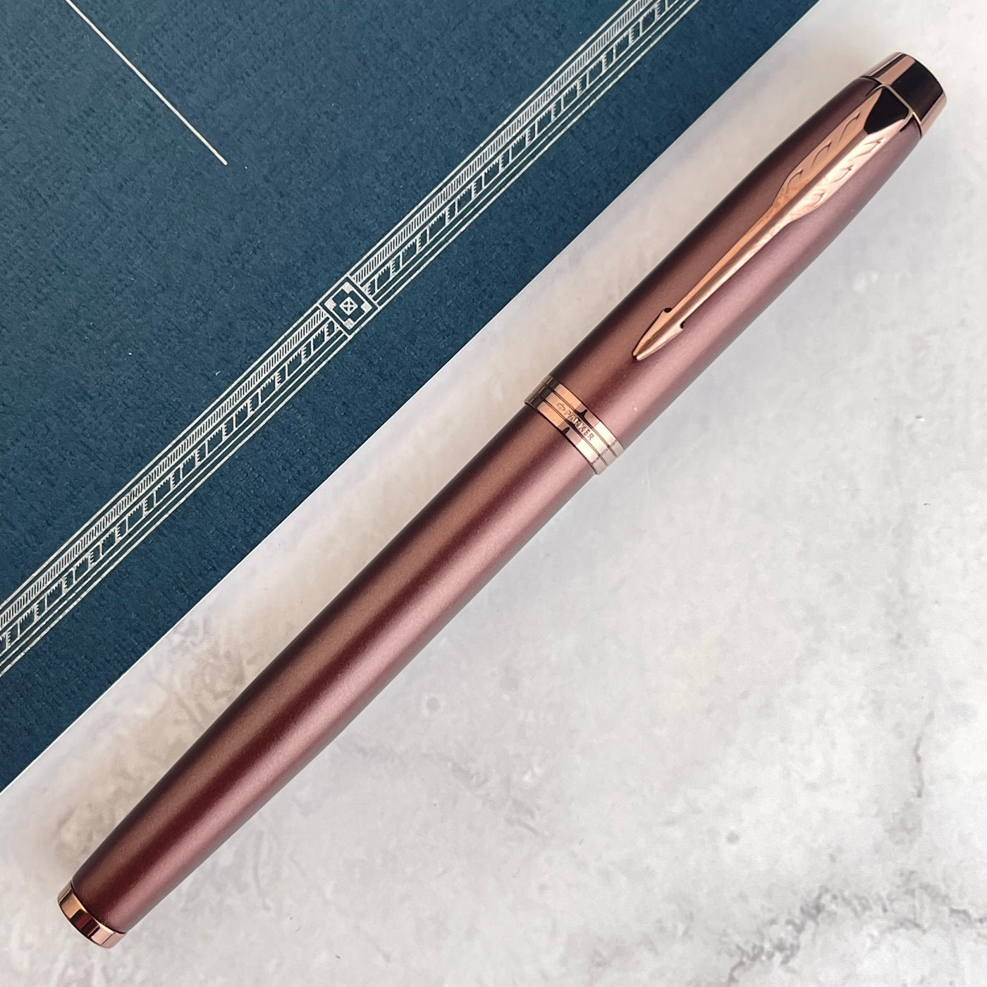 Parker IM Rollerball Pen - Monochrome Burgundy