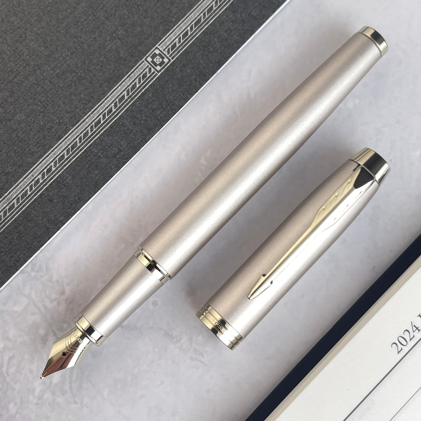 Parker IM Fountain Pen - Monochrome Champagne