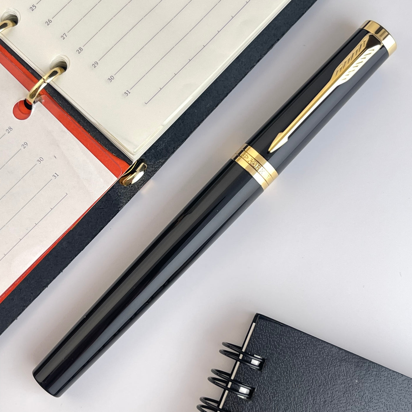 Parker Ingenuity Fountain Pen - Black w/ Gold Trim