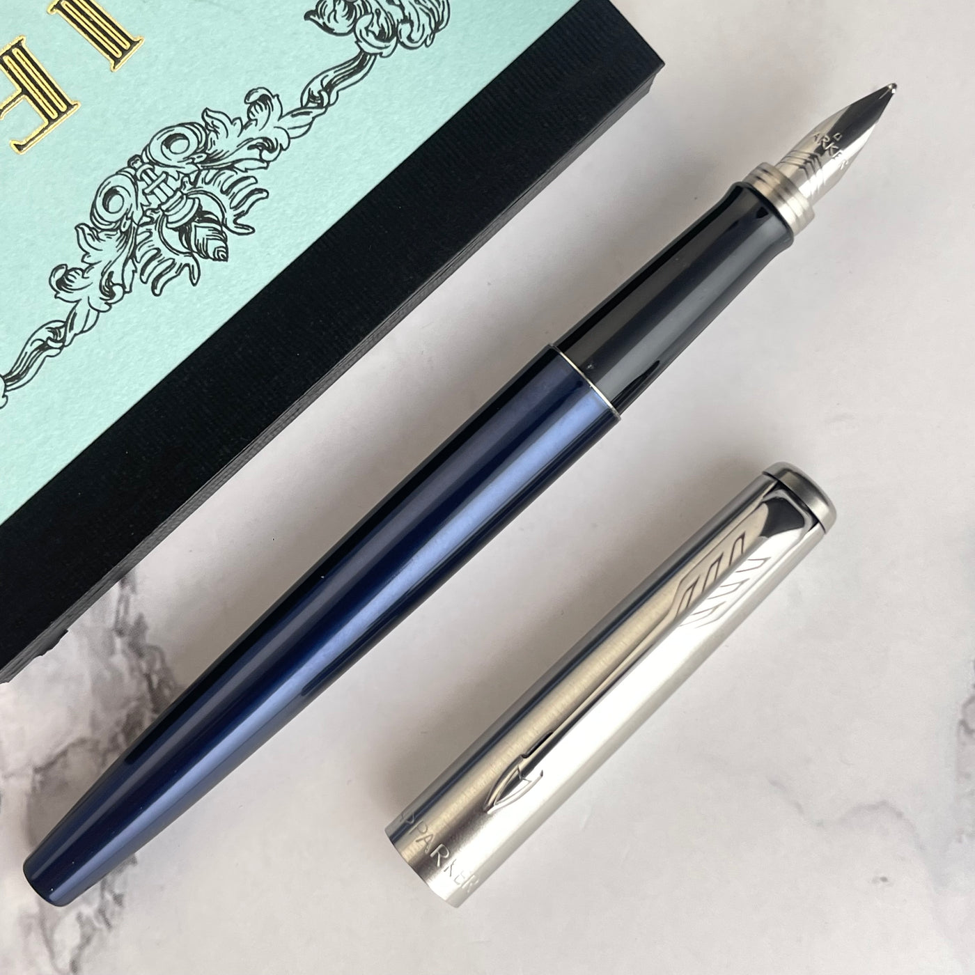 Parker Jotter Fountain Pen - Royal Blue