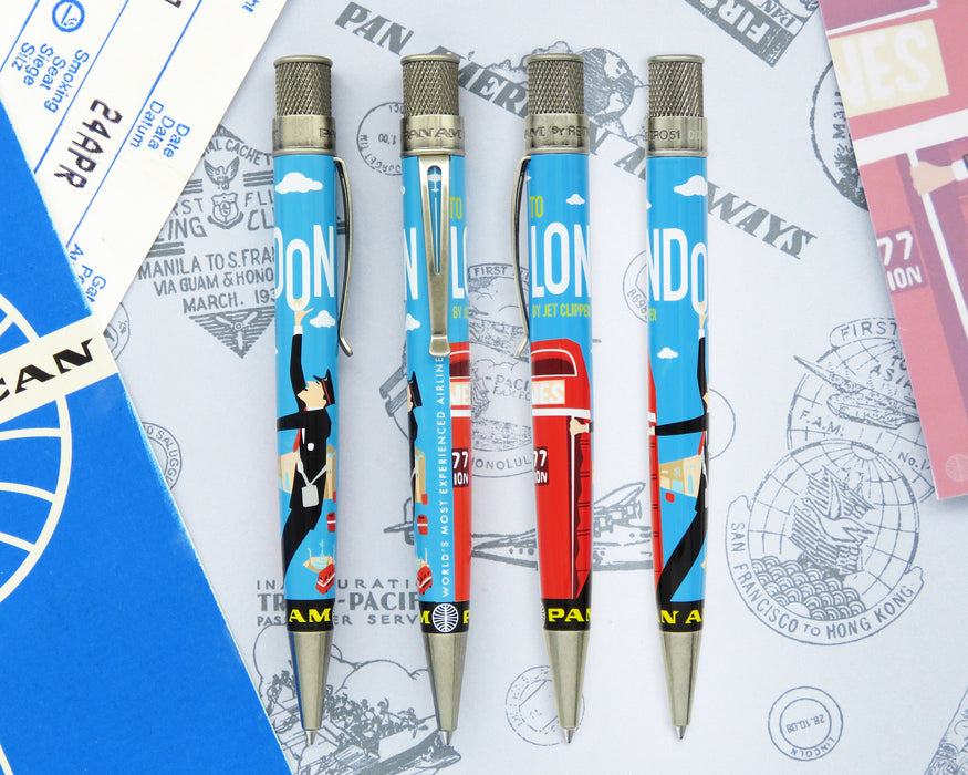 Retro 51 Tornado Pan Am Rollerball Pen - London Poster