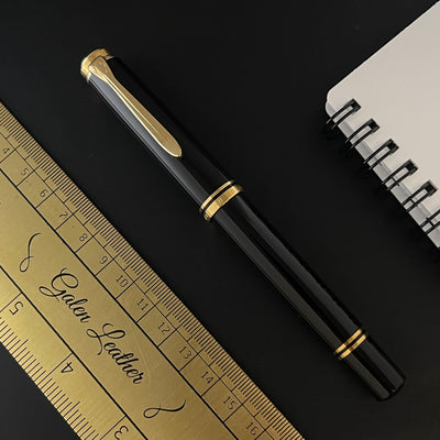 Pelikan Souveran M800 Fountain Pen - Black w/ Gold Trim