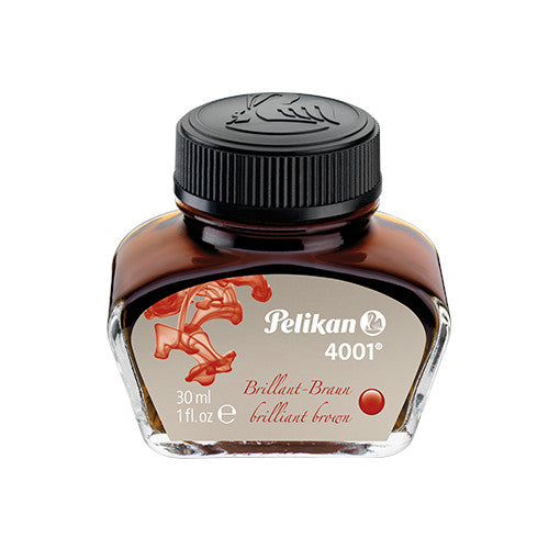 Pelikan 4001 Brilliant Brown - 30ml Bottled Ink