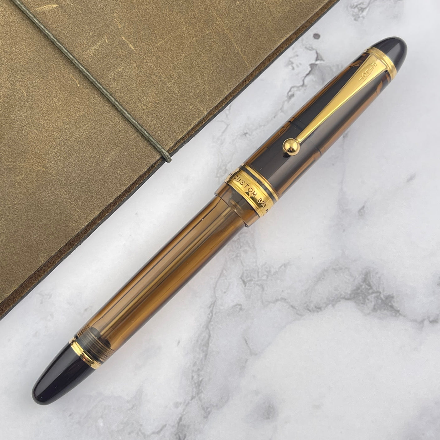 Pilot Custom 823 Fountain Pen - Amber