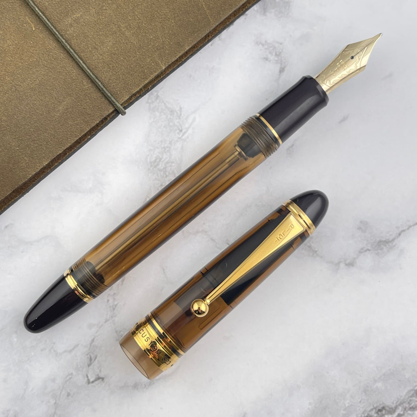 Pilot Custom 823 Fountain Pen - Amber