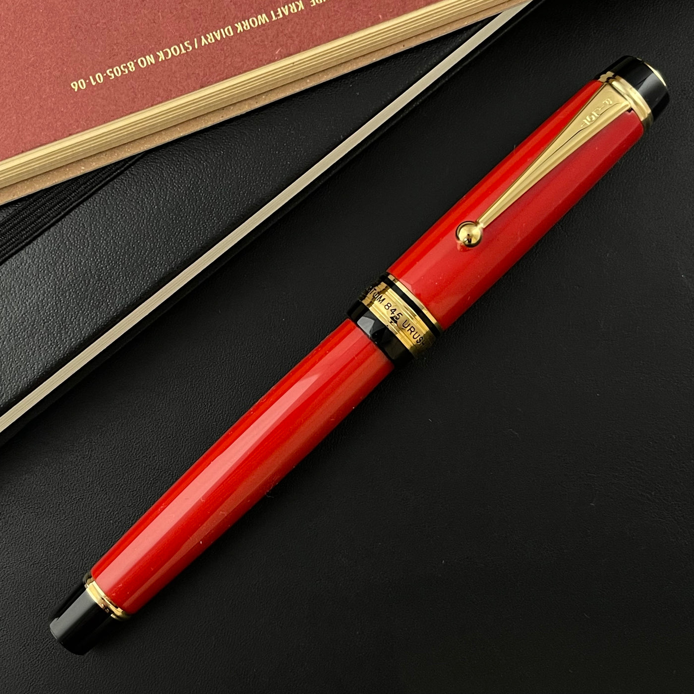 Pilot Custom Urushi 845 Fountain Pen - Vermillion