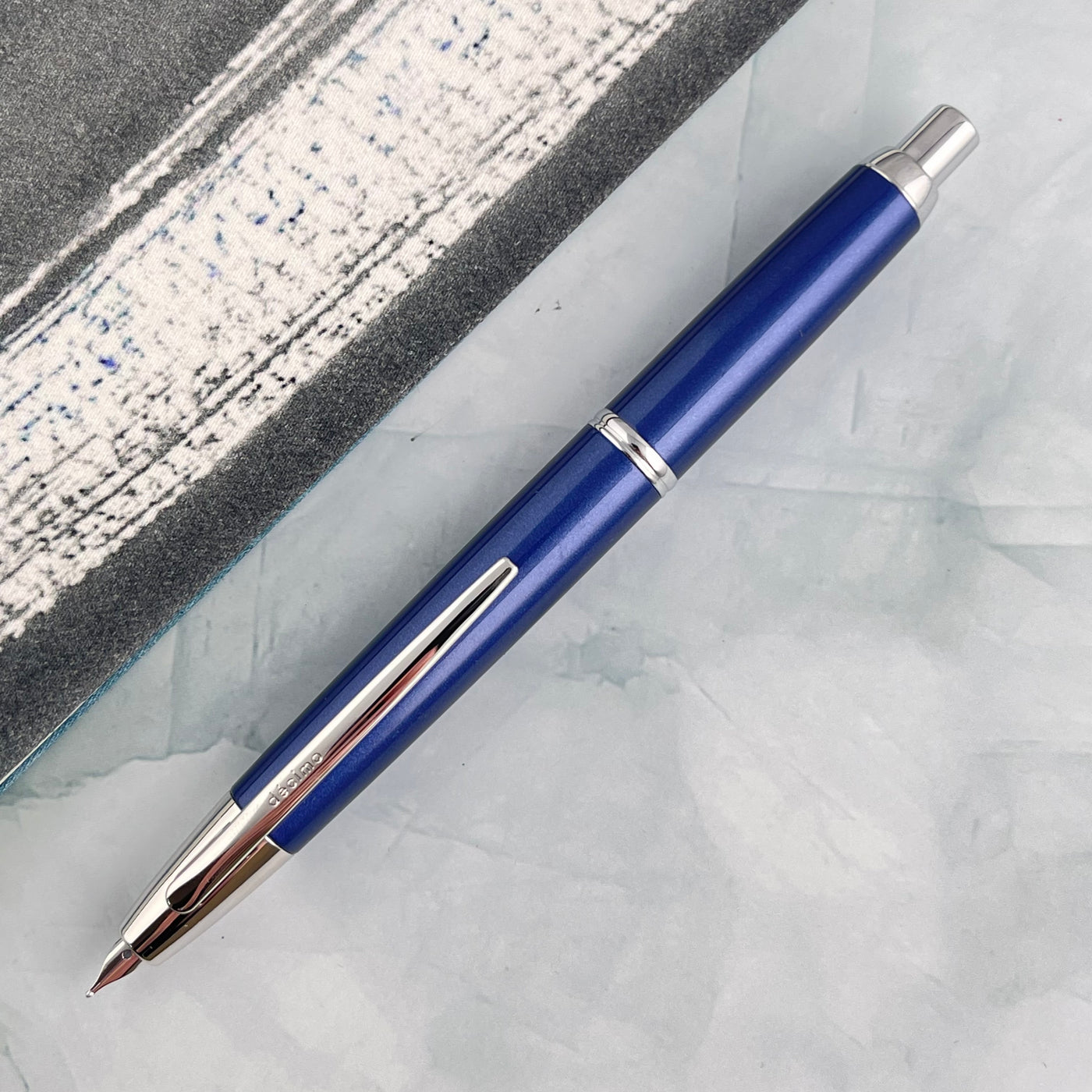 Pilot Vanishing Point Decimo Fountain Pen - Navy