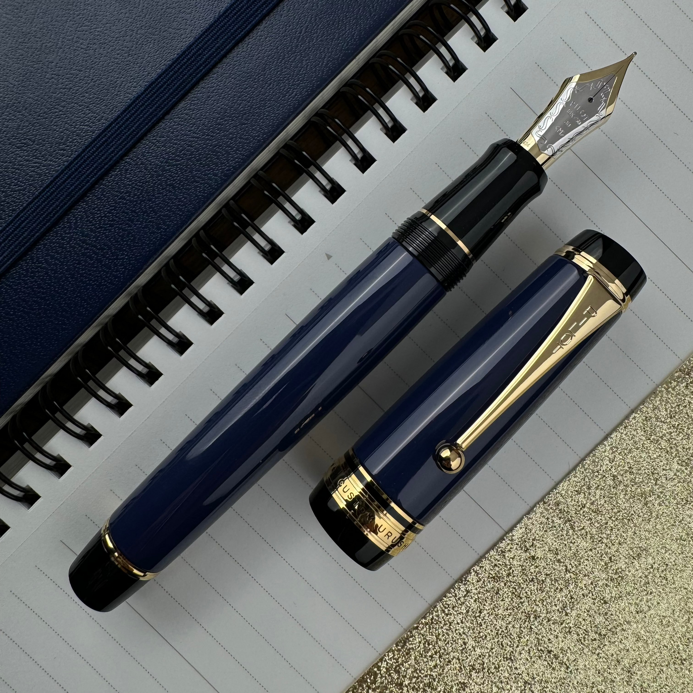 Pilot Custom Urushi Fountain Pen - Prussian Blue