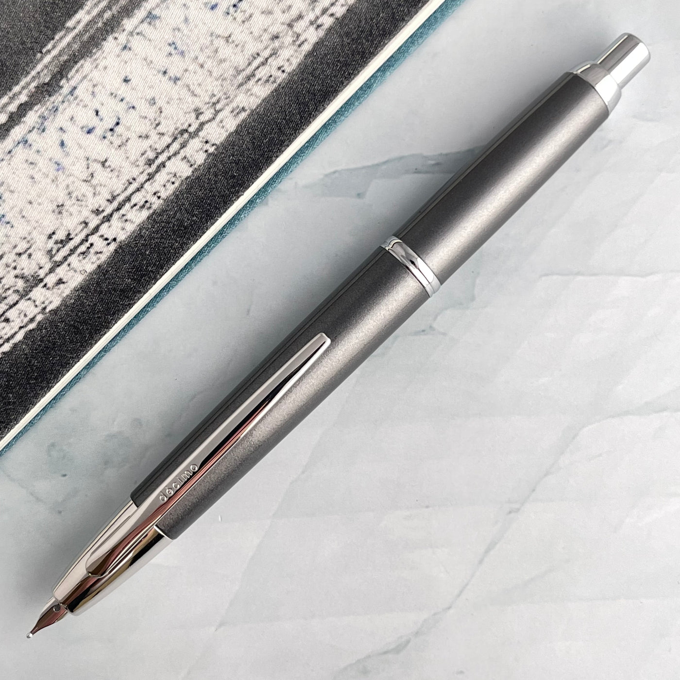 Pilot Vanishing Point Decimo Fountain Pen - Dark Grey