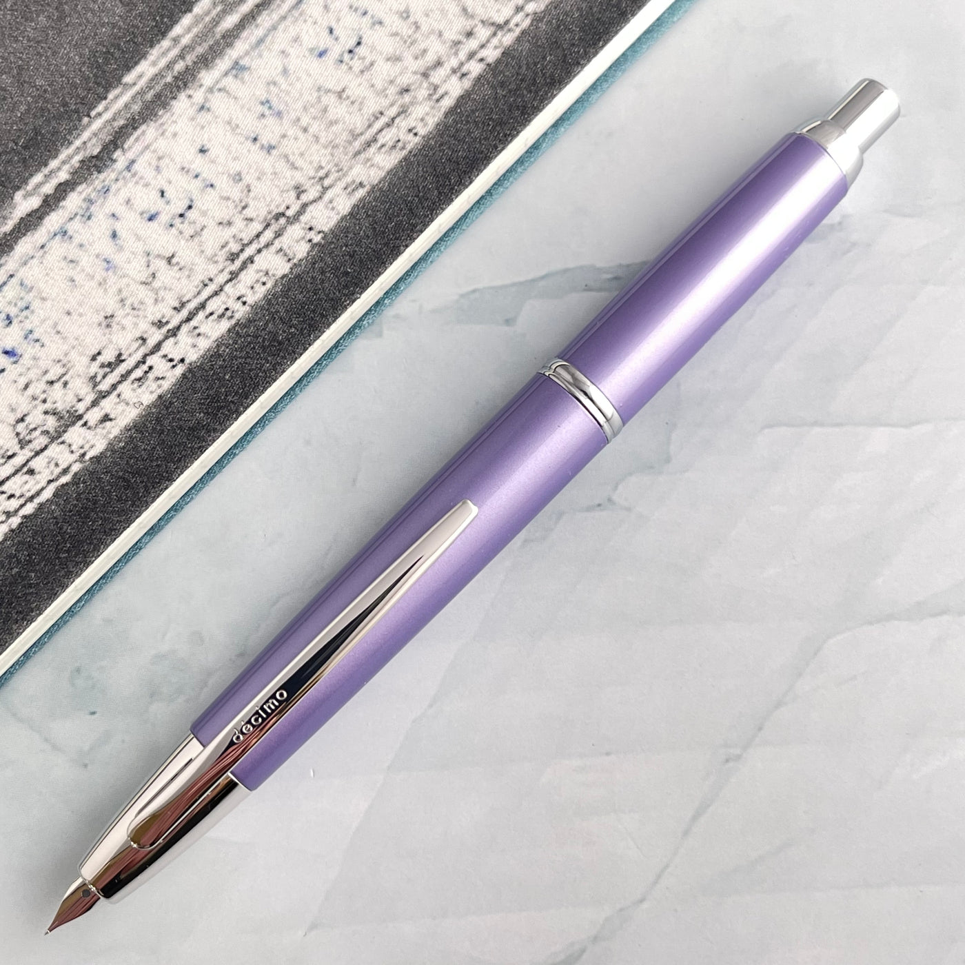 Pilot Vanishing Point Decimo Fountain Pen - Purple